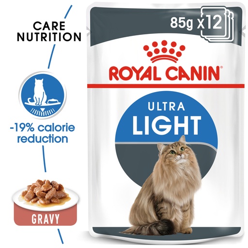 Royal Canin Pouch Light Weight Care Gravy Formula for Adult Cat – 85g