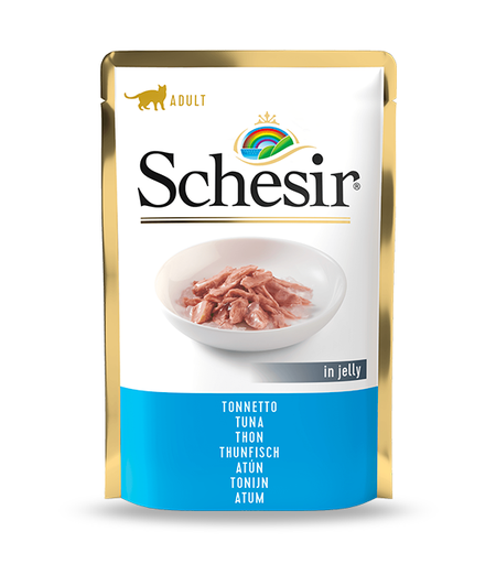 Schesir Pouch Tuna in Jelly For Adult Cat 85g
