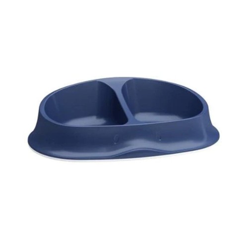[8003507983519] Stefanplast Chic Double Bowl – Navy Blue –  0.25 L