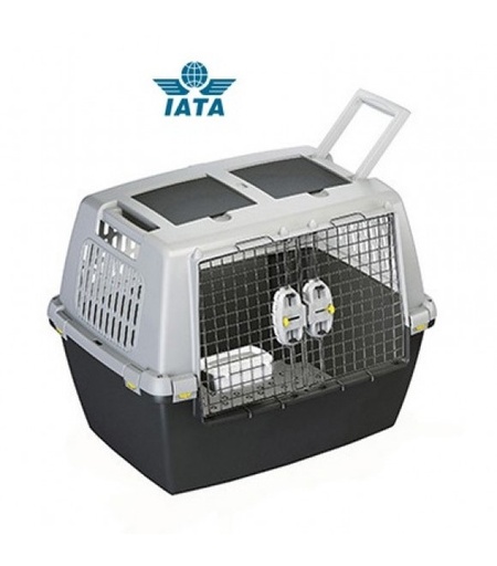 [8003507974951] Stefanplast Pet Carrier Gulliver Touring Cm 80 In Box Dark G/Light G.80x60x62h Cm