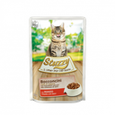 Stuzzy Cat Bocconcini Beef with Chunks 85g