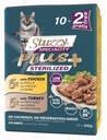Stuzzy Sterilized Multy Pack with Chicken and Turkey 12x100g/box For Cat