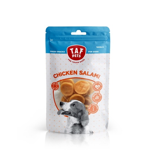 [5207147116303] TAF Pets Fresh Dog Treats Chicken Salami 75g