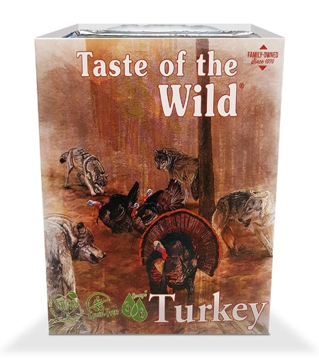 [074198614660] Taste Of The Wild Turkey And Duck Tray In Pate – 390g