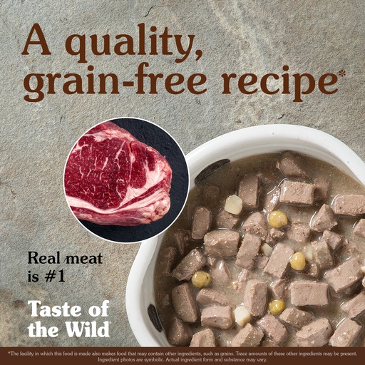 Taste of the Wild High Prairie Canine with Bison in Gravy – 390g