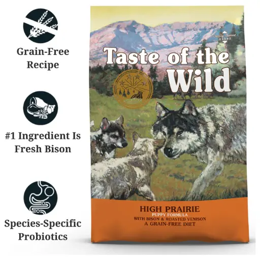 Taste of the Wild High Prairie Puppy Recipe Canine Dry Food