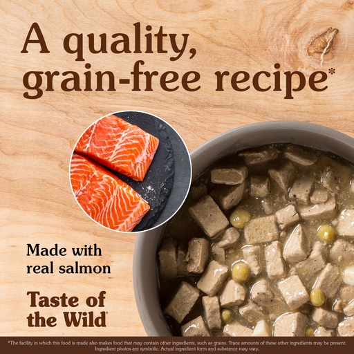 Taste of the Wild Pacific Stream Canine with Salmon in Gravy – 390g
