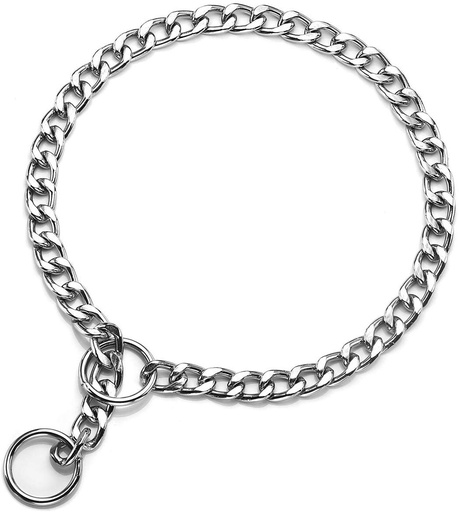 Trixie Choke Chain - Single Row -  Chrome -  3.0 mm