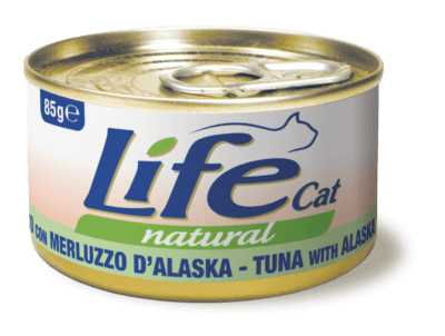 Life Cat Can Tuna with Alaska Pollock - 85g 