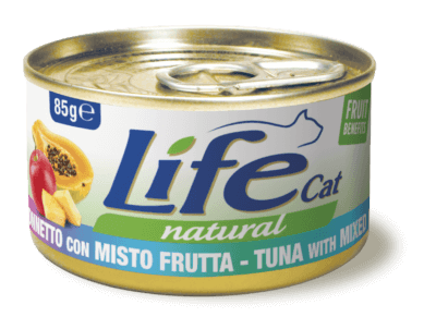 Life Cat Can Tuna with Mixed Fruits - 85g