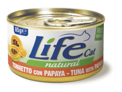 Life Cat Can Tuna with Papaya - 85g 