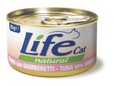 Life Cat Can Tuna with Shrimps - 85g 