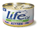 Life Cat Can Kitten Tuna - 85g