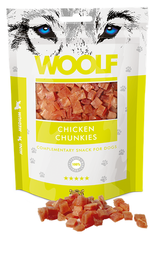 [8594178550495] Woolf Chunkies Chicken – 100g 