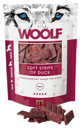 [8594178550174] Woolf Strips Of Duck – 100g 