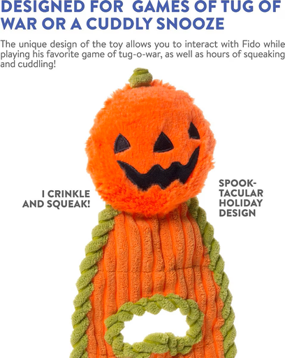 [6083174369863] Pets.Love.Earth Monolithic Orange Pumpkin Monster - 15x30CM 