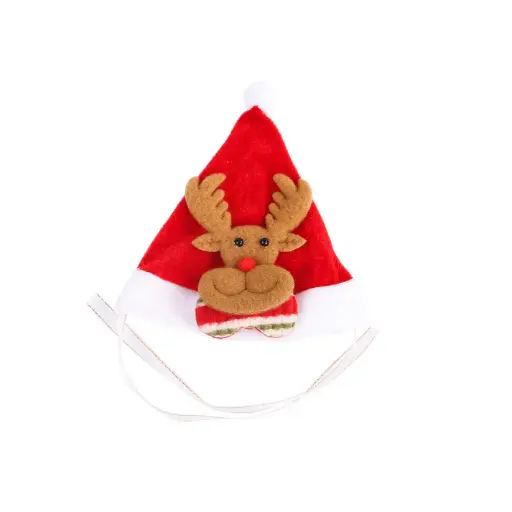 [6083174370159] Pets.Love.Earth Christmas Hat With Elk - 14cm 