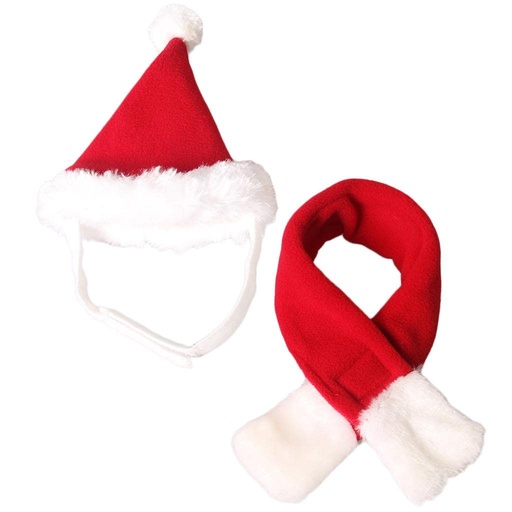 Pets.Love.Earth Christmas Hat & Scarf Set