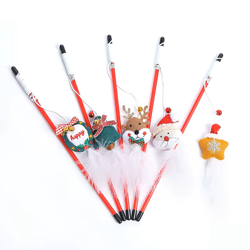 [6083174369795] Pets.Love.Earth Holiday Pet Teaser - 30cm (Assorted) 