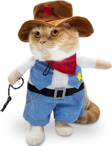 Pets.Love.Earth Cowboy Suit (With Hat) 