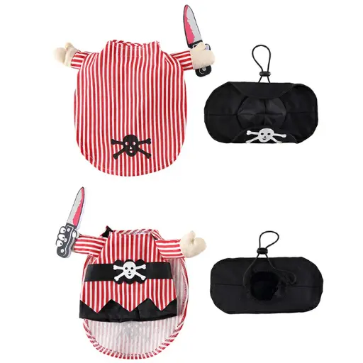 Pets.Love.Earth Vivid Pirate Suit (With Hat) 