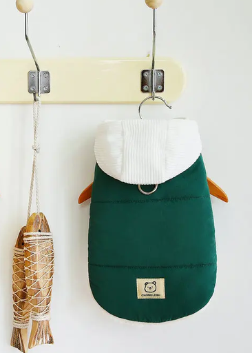 Pets.Love.Earth Cozy Fleece-Lined Hoodie Jacket – Teal 