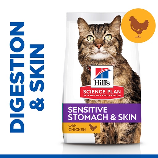 Hill's Science Plan Feline Adult Sensitive Stomach & Skin Chicken