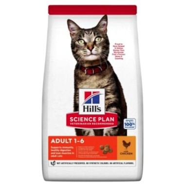 [052742024417] Hill's Science Plan Feline Adult Chicken 10kg 