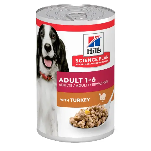 Hill's Science Plan Canine Adult Turkey Canned 370g 