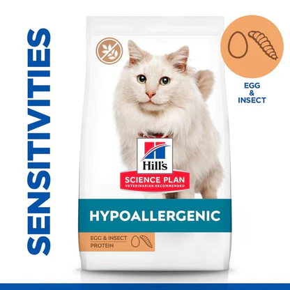 [052742061313] Hill's Science Plan Feline Adult Hypoallergenic Egg and Insects 1.5kg 