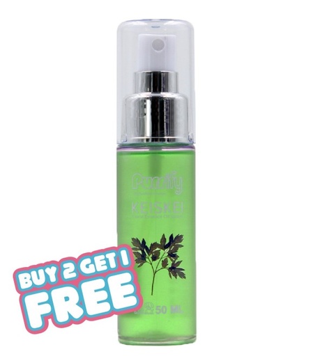 [635934608888B2G1F] Purrify Floral Essence Oil Spray Keiskei 50Ml (Buy 2 Get 1 FREE) 