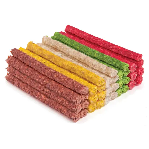 [5206819012929] Pet Interest Color Munchy Sticks – 12.5 cm, 100/ pack