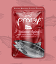 Pramy Tuna Topping Salmon in Jelly 7+ Balance Aging Pouch 70g