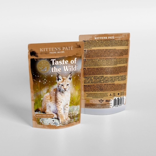 Taste of the Wild Grain Free Kitten Pate Feline Pouch 85g