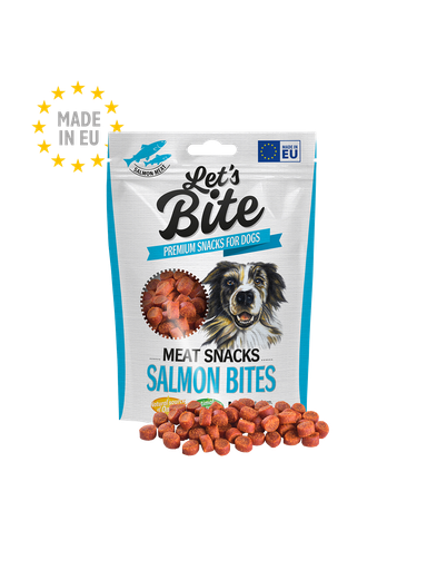 [8595602556519] Brit Let's Meat Snacks Salmon Bites 150 G