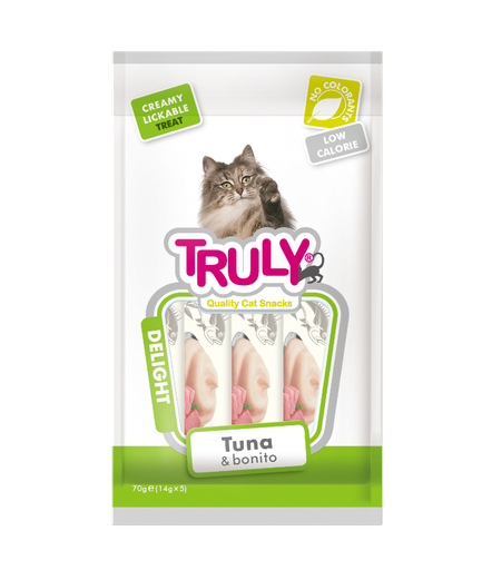 [8720256113805] Truly Creamy Lickable Cat Treats – Tuna & Bonito (70g)