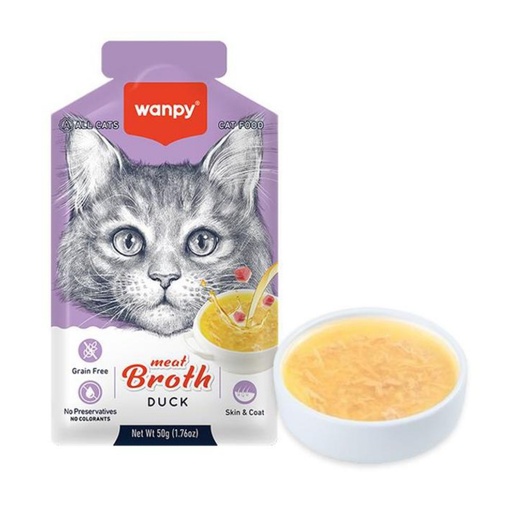 [6927749871736] Wanpy Meat Broth – Duck – 50g