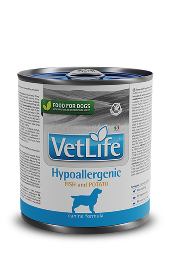 Farmina VetLife Canine - Hypoallergenic Fish & Potato Canned 300g