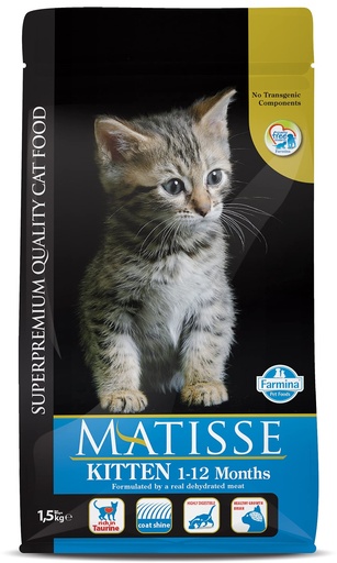 [8010276032065] Farmina Matisse Kitten Dry Cat Food 1.5 kg