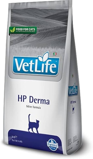 [8010276040749] Farmina VetLife Feline - HP Derma 2 kg