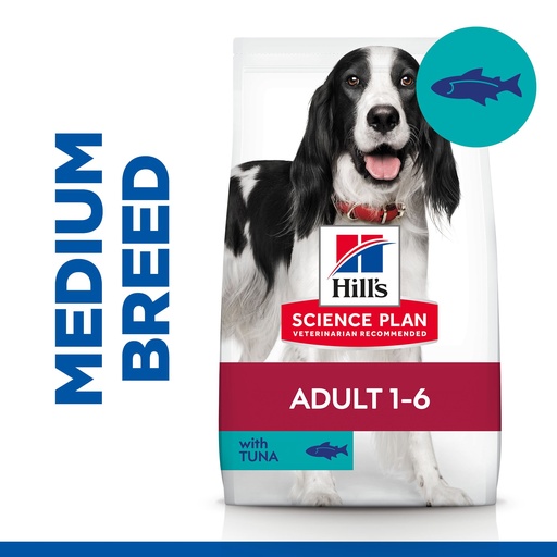 Hill's Science Plan Canine Adult - Medium - Tuna & Rice 