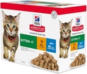 Hill’s Science Plan Feline Kitten Multipack (Chicken, Ocean Fish) Pouches 85g x 12 Pouch 