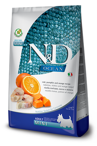 Farmina N&D Ocean Canine - Cod, Pumpkin & Orange Adult Mini 