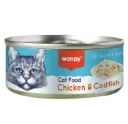Wanpy Cans - Chicken & Codfish 95g
