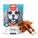 Wanpy Dog Oven-Roasted Chicken Jerky & Calcium Bone Wrap 100g