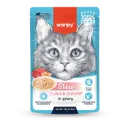 Wanpy Cat Pouch Stew - Tuna and Shrimp In Gravy 70g