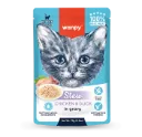 Wanpy Kitten Pouch Stew - Chicken and Duck In Gravy 70g