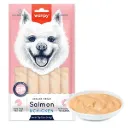 Wanpy Dog Creamy Lickable Treats – Salmon & Chicken (5x14g) – 70g